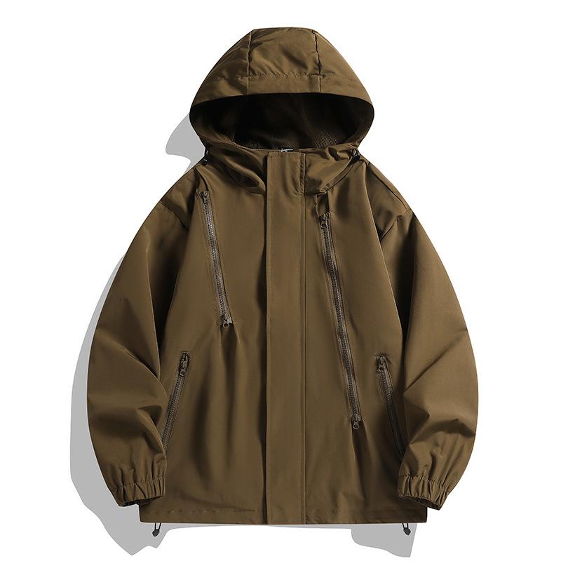 Veste de sport et de loisirs de plein air pour hommes et femmes, coupe-vent et imperméable, grande taille, nouvelle collection printemps