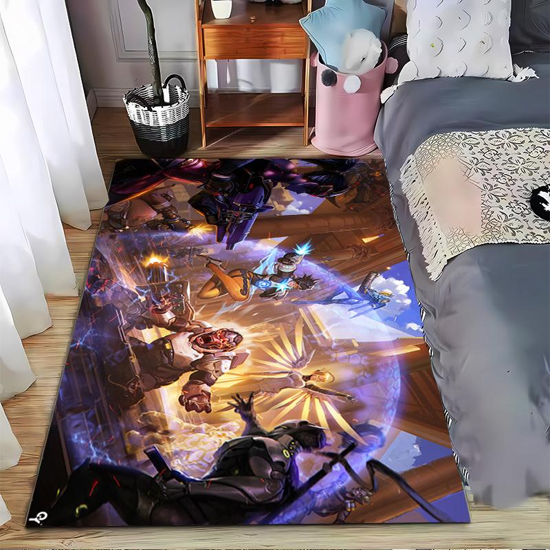 

Active Battle Scene Rug Suitable for use as an anti-slip game mat for living room and bedroom sofas 40x60cm( 15x23in )