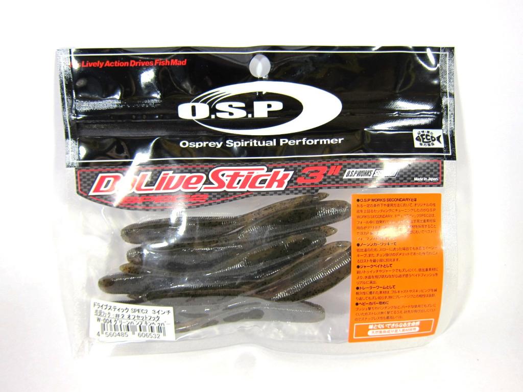 

OSP Мягкая Приманка Dolive Stick Spec II 3 дюйма W-004 (6532)
