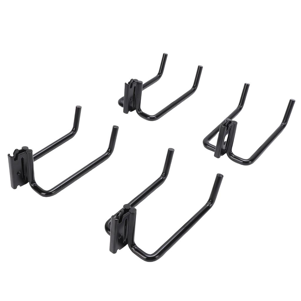 4PCS Heavy Duty Shovel E Track Hook Enclosed Design Multifunctional Steel E Track J Hook for Truck