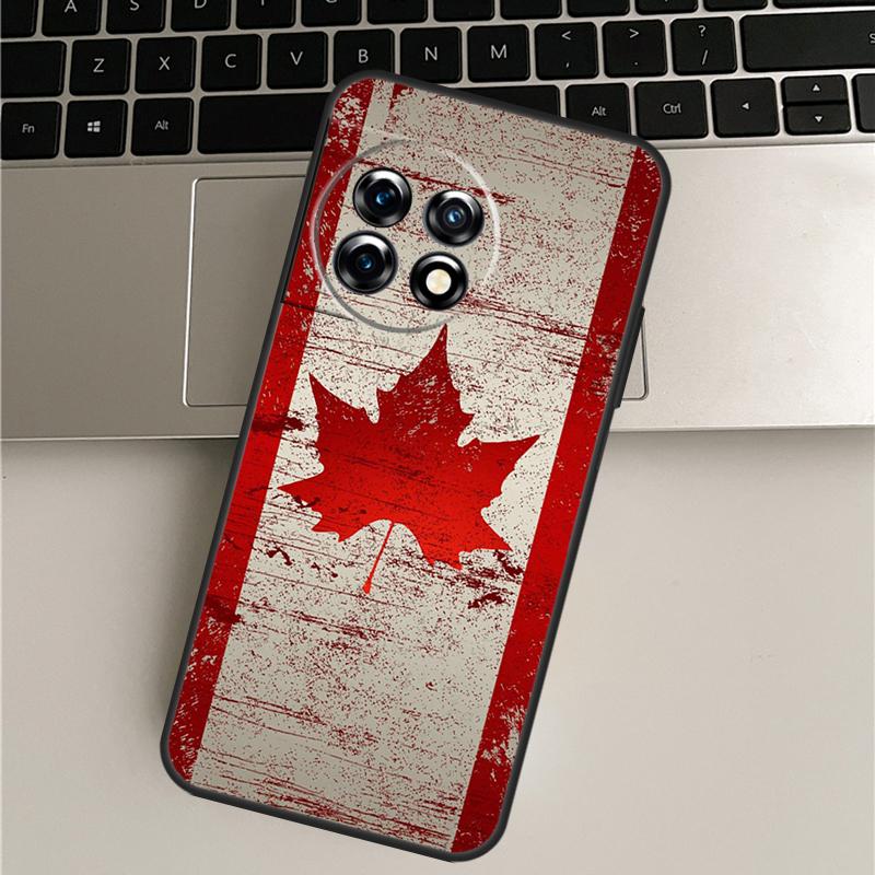 Canada Canadian Flag Case For OnePlus Nord 5 CE 3 4 Lite N20 N30 OnePlus 15R 13R 12R 13T 10T 10 Pro 11 12 13 Cover