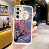 Phone Case for Samsung Galaxy A17 A16 A15 A14 A13 Dreamy Night Cherry Blossom Tree A56 A36 A26 A55 A35 A25 A54 A34 A24 A53 A33 A