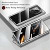 Anti Peeping Case for Huawei Honor Honor Magic 5 6 Pro, Double Sided Tempered Glass,Metal Frame with Lens Protector Phone Bumpers