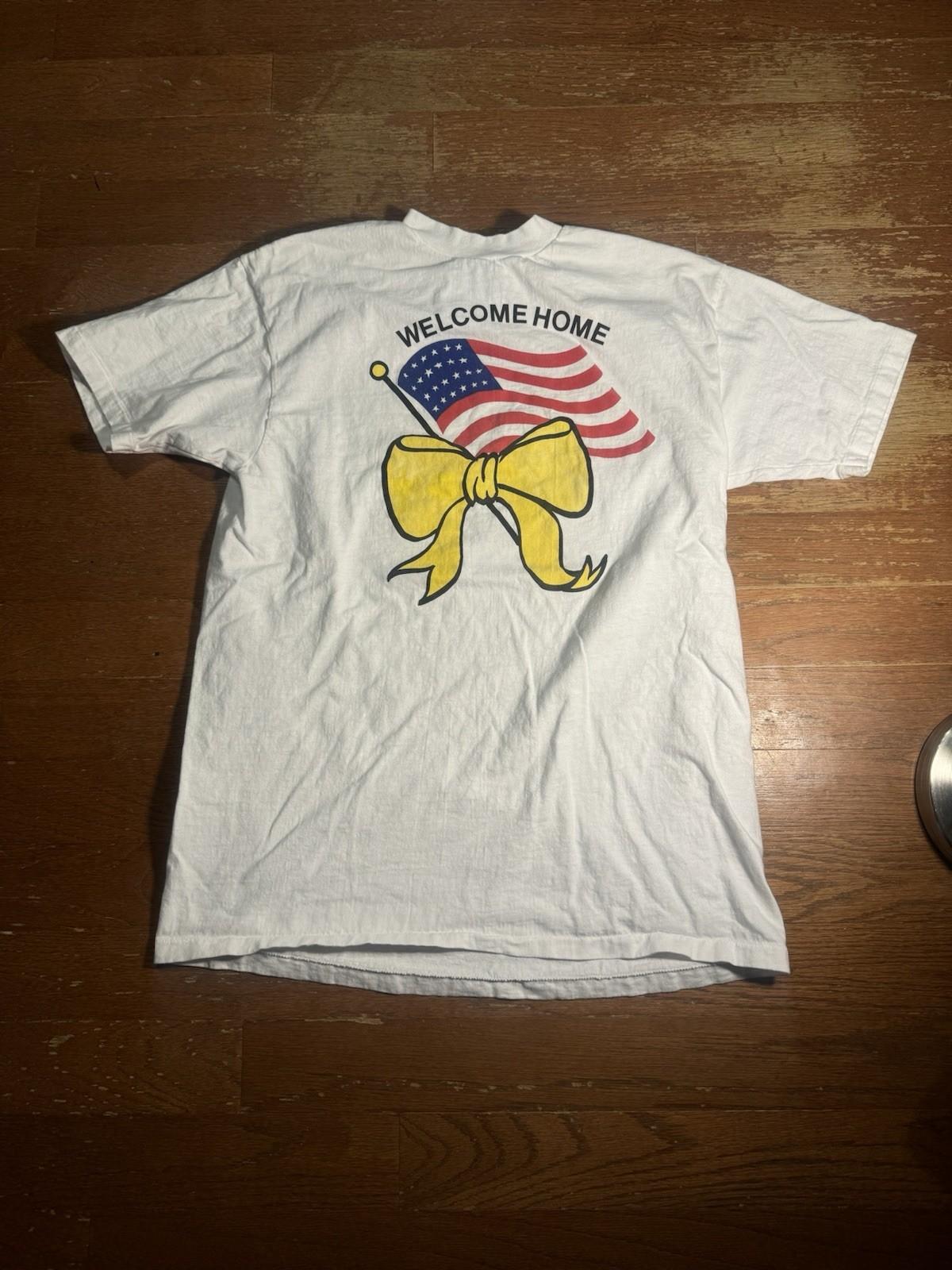90s Vintage Welcome Home Graphic Tee S
