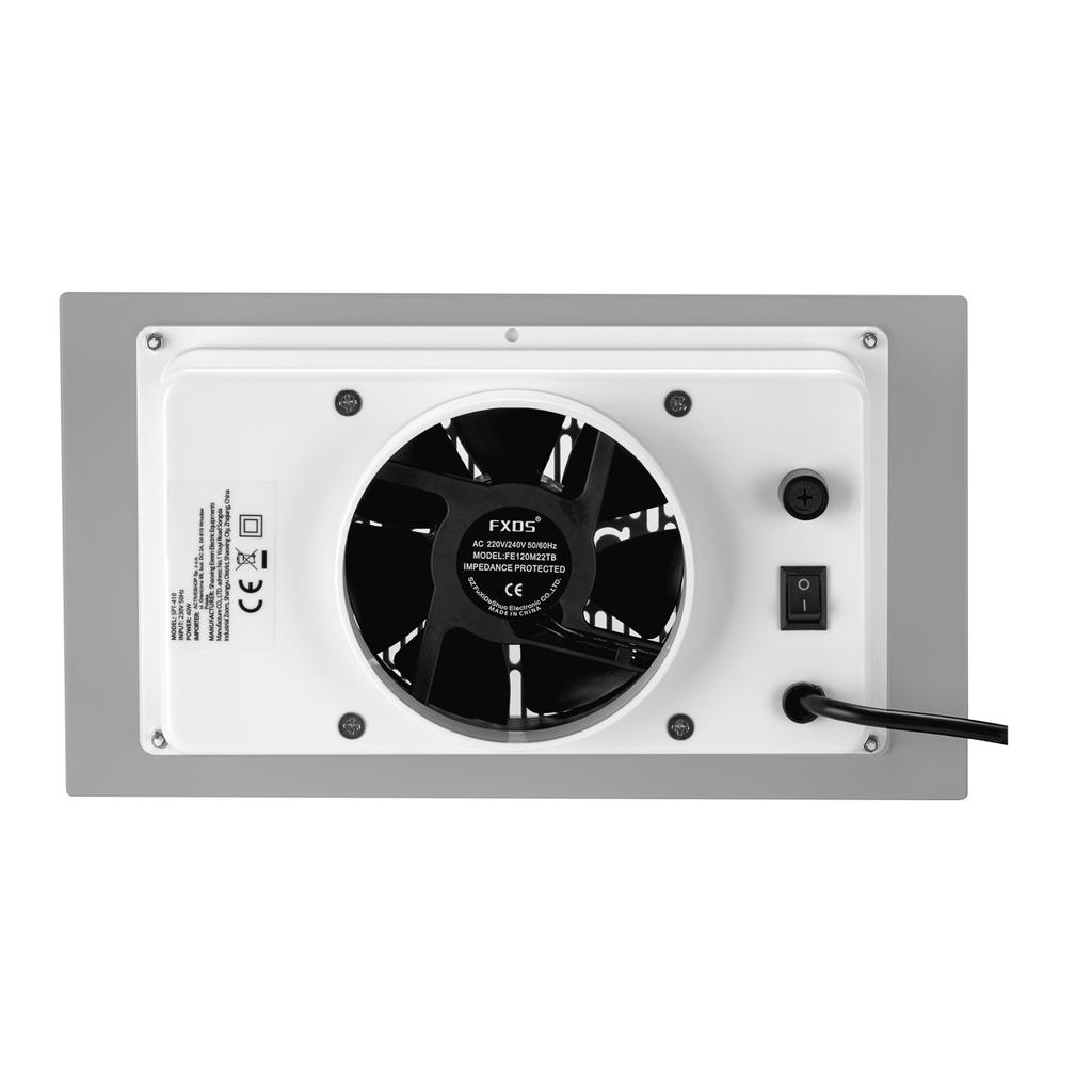 Cappa aspirapolvere da incasso Momo S-41 cromo