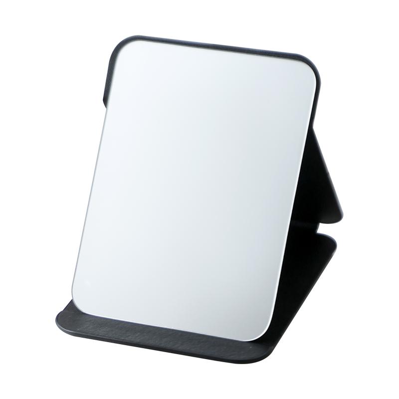 Compact Folding Mirror: Portable Desktop Makeup Mirror for Dormitory, Travel, and Everyday Use