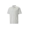 New Polo Shirt Unisex Light Mixed Gray 620371-04