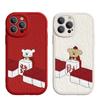 White dog hair is suitable for Apple 17 mobile phone case iPhone16promax new 13mini cartoon 14pro.