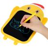 LCD Writing Tablet Christmas Hat Cartoon Owl Shape Children Yellow Drawing Graffiti Board