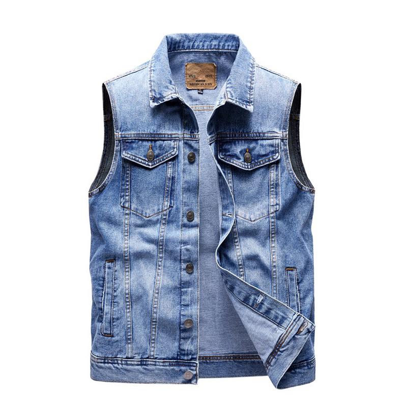 Pavasara Vasaras Vīriešu Džinsa Vestes Modes
