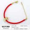 Sweet And Cute Colorful Woven Christmas Tree Snowman Bear Hand Rope Wind Christmas Bracelet Vl717