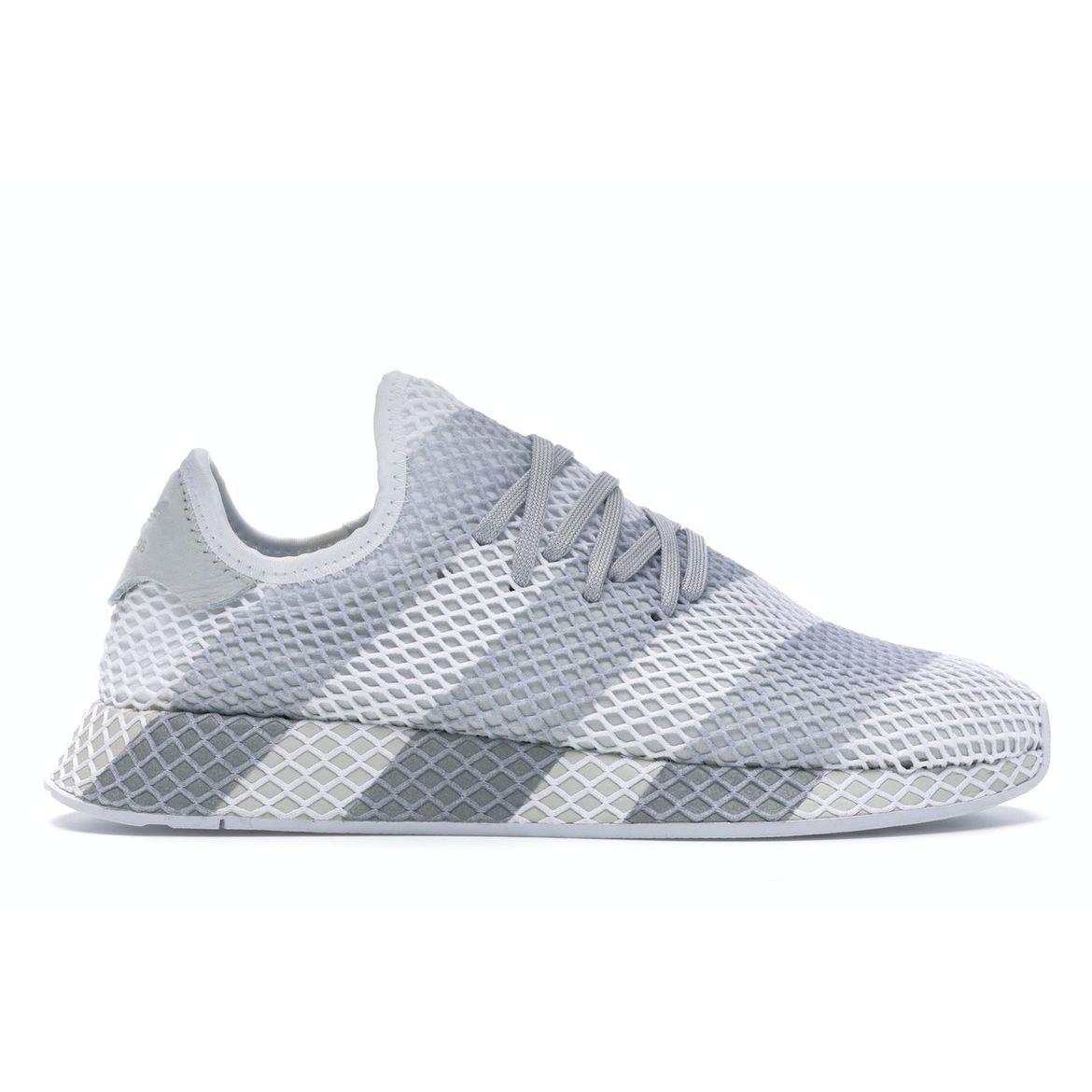 

Бело-серые кроссовки унисекс adidas Deerupt AC7755