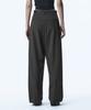 Teulimingbeodeu Side Panel Tuck Slacks [Charcoal]