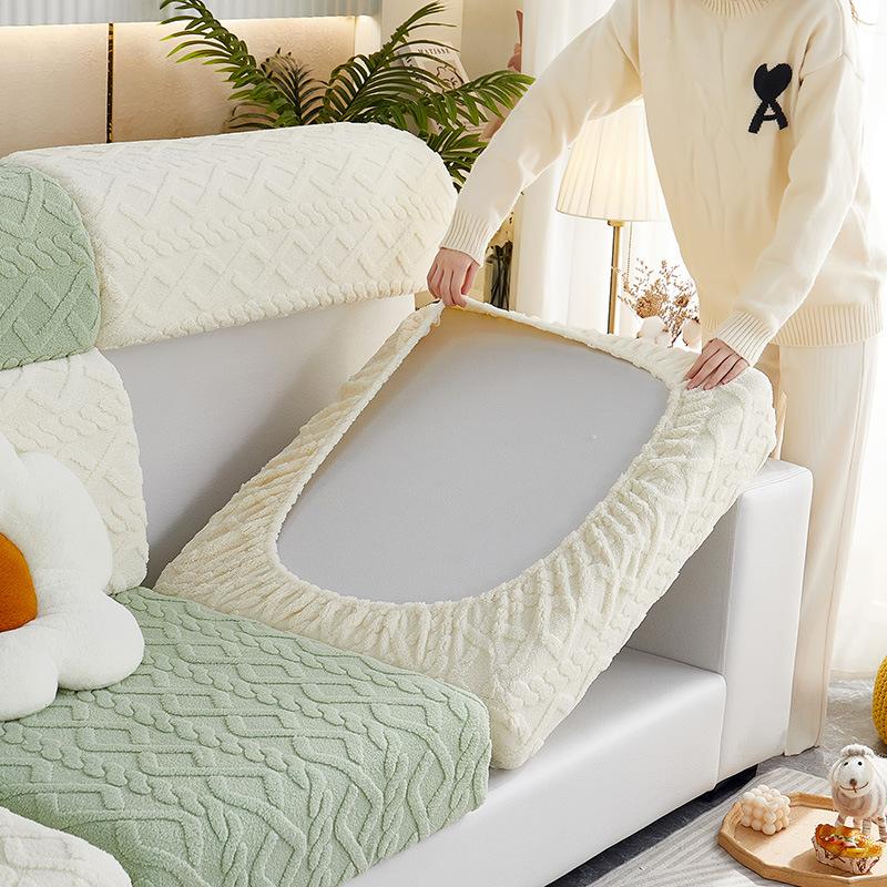 Sofa Wohnzimmer Sofabezug All-inclusive Universelles Set Vier Jahreszeiten Universelles Sofakissen Faules Elastisches Sofahut