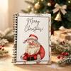 Libro de Tarjetas de Regalo de Navidad de Múltiples Páginas DIY Cuaderno de Regalo de Navidad Celebración en Casa