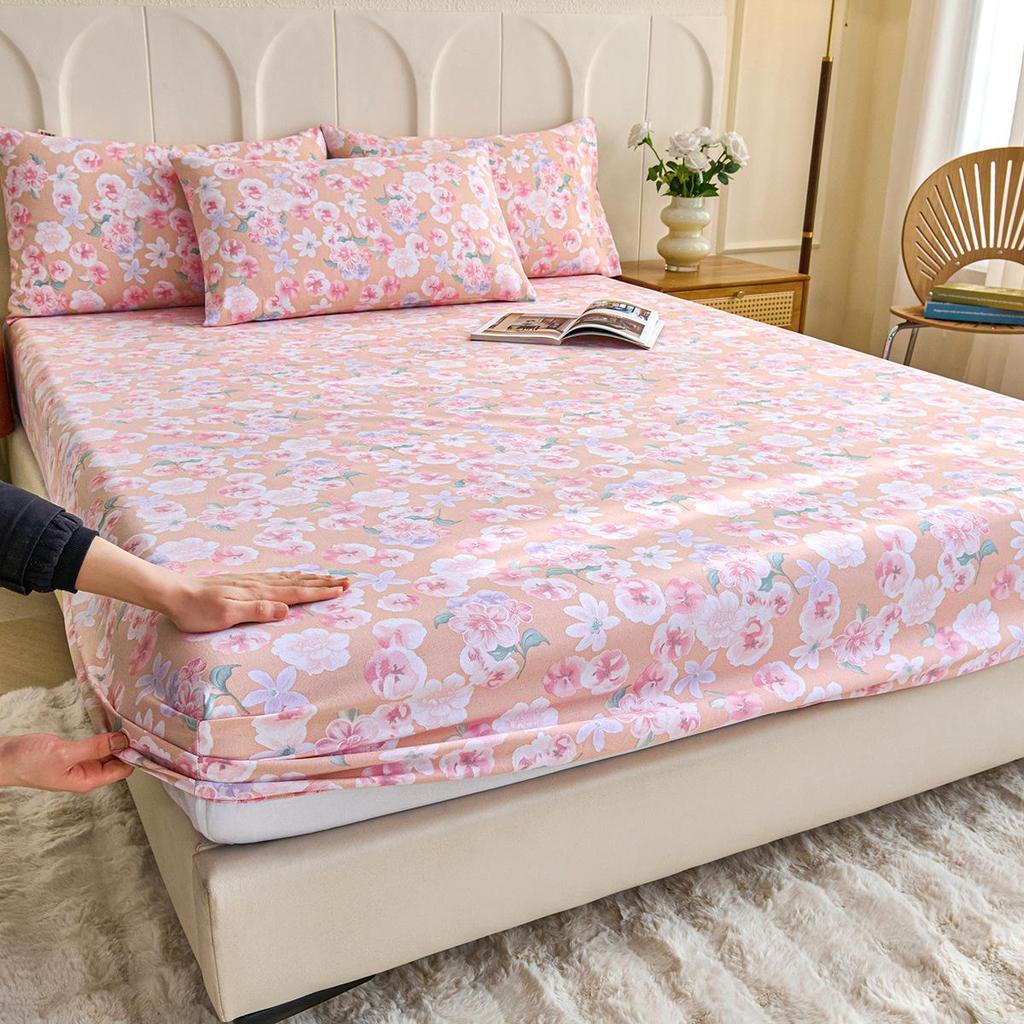 Cooling Summer Fitted Sheet: Thickened, Non-slip, Skin-friendly, Fully Enclosed, Washable Mat