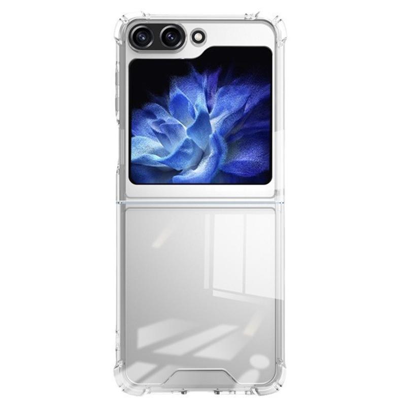 

For Samsung Galaxy Z Flip7 FE 5G/Z Flip6 5G Case Transparent Hard Acrylic Phone Cover Shockproof Protection A