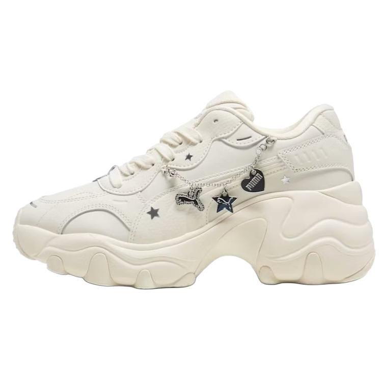 PUMA Pulsar Wedge Low-Top Freizeitschuhe Damen Ecru 400491-01 35.5 weiß