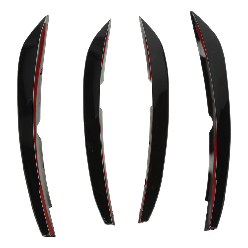 4Pcs Set Front Bumper Fog Light Grille Cover Trim Replacement for Mercedes CLA C118 CLA180 CLA200 CLA250 W118