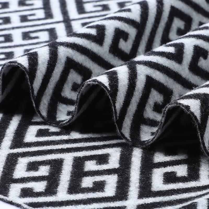 Hengyuanxiang 2024 Unisex Pure Wool Scarf