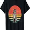 Lynx Shirt Retro Style Animal Wildlife Zoo Animal Lynx Lover T-Shirt