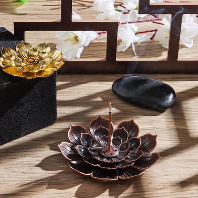 Sandalwood Line Incense Plate Home Decor Incense Burner Buddhism Lotus Incense Holder Joss-stick Inserted