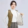 Autumn and Winter Down Cotton Vest Women Thickened Slim and Thin Inner Wear Large Size Short Vest