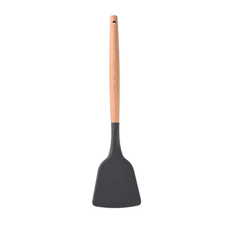 Spatula Anti-slip Kitchenware Comfortable Grip Convenient Ergonomic Design Cooking for Home