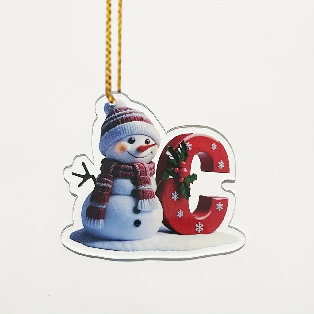 Christmas Decoration Pendant Christmas Tree Tag Theme Party Crafts Ornament