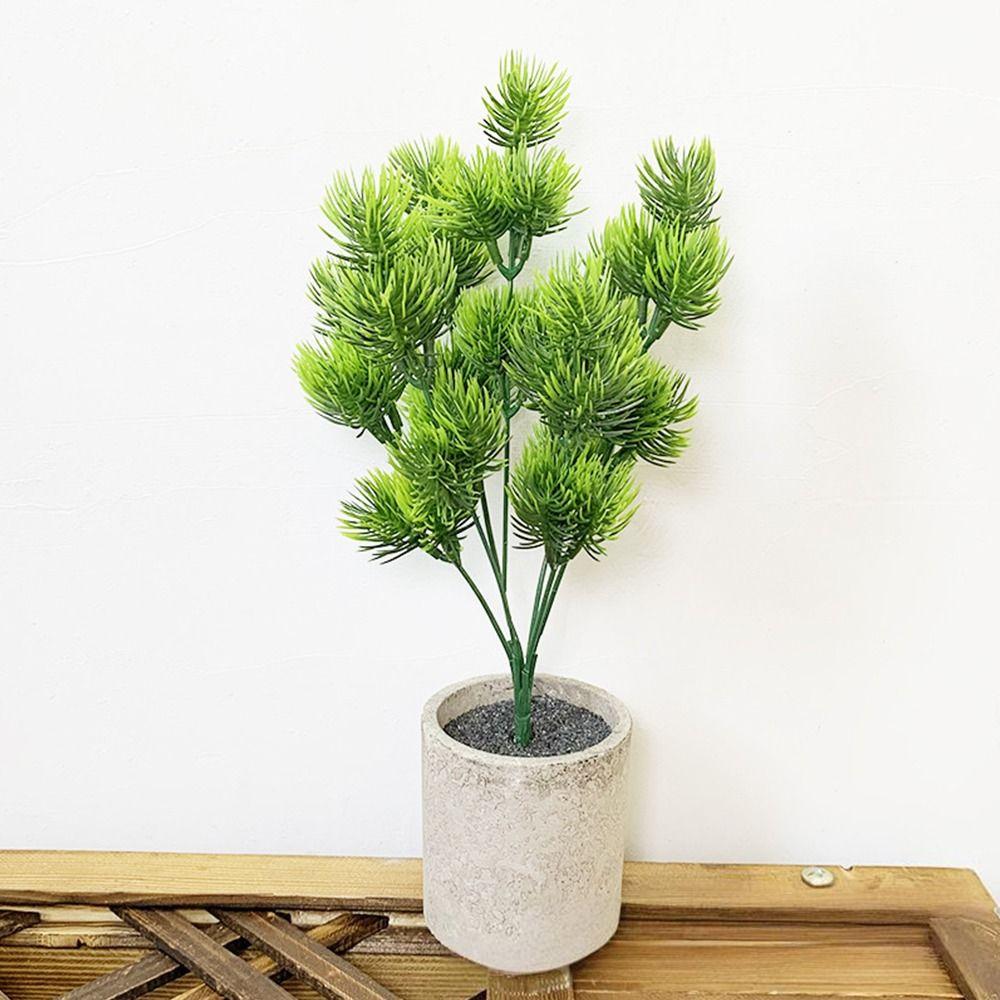 DIY Zubehör Künstliche Kiefernzweige Tischschmuck Falsche Kiefernnadeln Heimdekoration