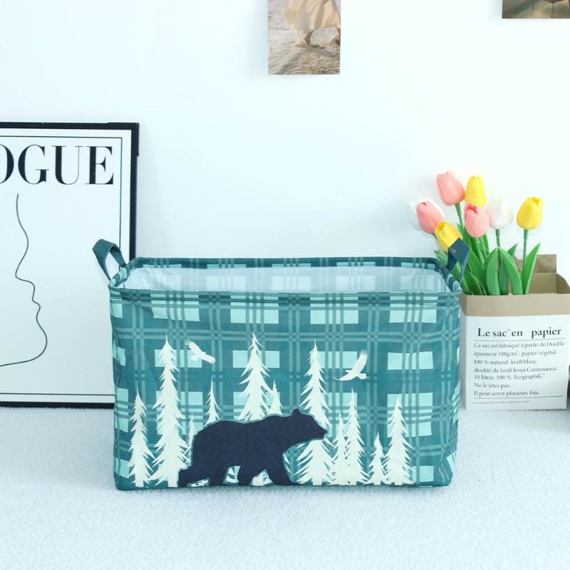 Stoff faltbare Schlafsaal-Aufbewahrungskörbe Kleiderschrank-Aufbewahrungsboxen