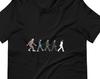 Bigfoot Abbey Road Parody Tshirt. Your Favorite Fab Four with Bigfoot Short-Sleeve Unisex T-Shirt
