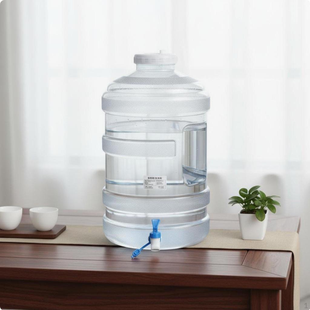 Wide Mouth Water Storage Bucket Leakproof Spigot Dispenser Jug with Tap Food Grade Material