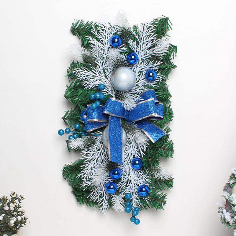 Christmas Door Curtain Pendant Wreath Christmas Christmas Door Curtain Home Decoration Door Hanging
