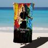 Singer E-Ed Sheeran Anime Beach Swimming Towel Soft Absorbent Washcloth Children's Gifts for Kids Travel Camping Gym