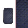 Quilted Embroidery PU Leather Car Armrest Box Cover Pad Center Console Protector