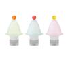 3Pcs 60/90ML Foldable Tree Bottle Leak Proof Reusable Facial Cream Lotion Sunscreen Silicone Storage Bottle Refillable Empty Toiletries Container