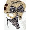 Sexy Ruffle Frill Bikini Solid Swimwear Women Swimsuit Female Bikini Set Bathing Suit Beachwear Swim Lady Bathers