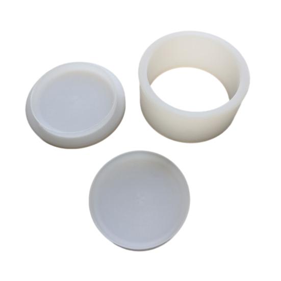 Soap Mold 3D Bath Salt Ball Mold Non-Stick 6.35CM/5.8CM Diameter Shampoo Press Bar