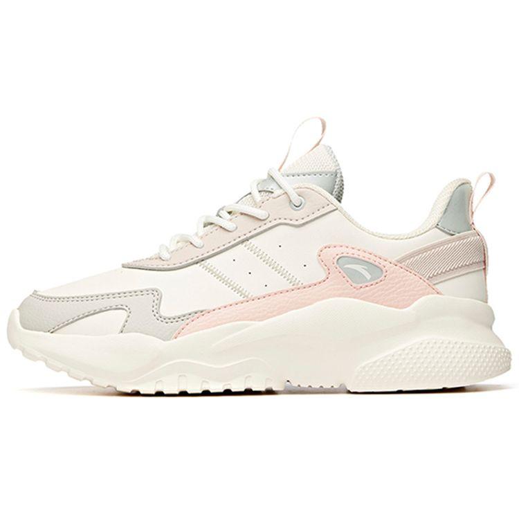 

Anta Comfortable And Durable Dad Shoes Women Sneakers White Gray Pink 922048823-2 39