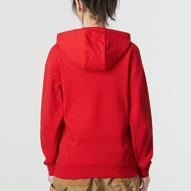 adidas Sweatshirts Women's Red Hooded Moderate Regular HZ2993