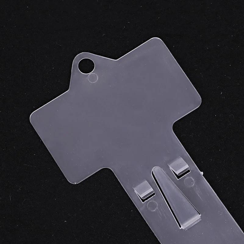 1/5 stuks Supermarkt Snack Plastic Hangstrips Winkel Hang Snacks Display Hanger Haken Handige Winkel Merchandising Clipstrips