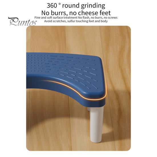 Taburete de inodoro para el hogar, superficie antideslizante, patas sólidas, taburete en cuclillas grueso, accesorio de inodoro para adultos