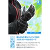 Daytona Motorcycle Gloves Summer Mesh Hard Protector Smartphone Compatible Cow Leather Punching Protector Gloves HBG-130 Black M Size 18912