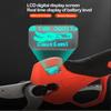 Brushless Electric Pruning Shears Garden Tools Pruner With 0/1 LED Screen Cordless Fruit Tree Scissors Fit Milwaukee 18V Battery