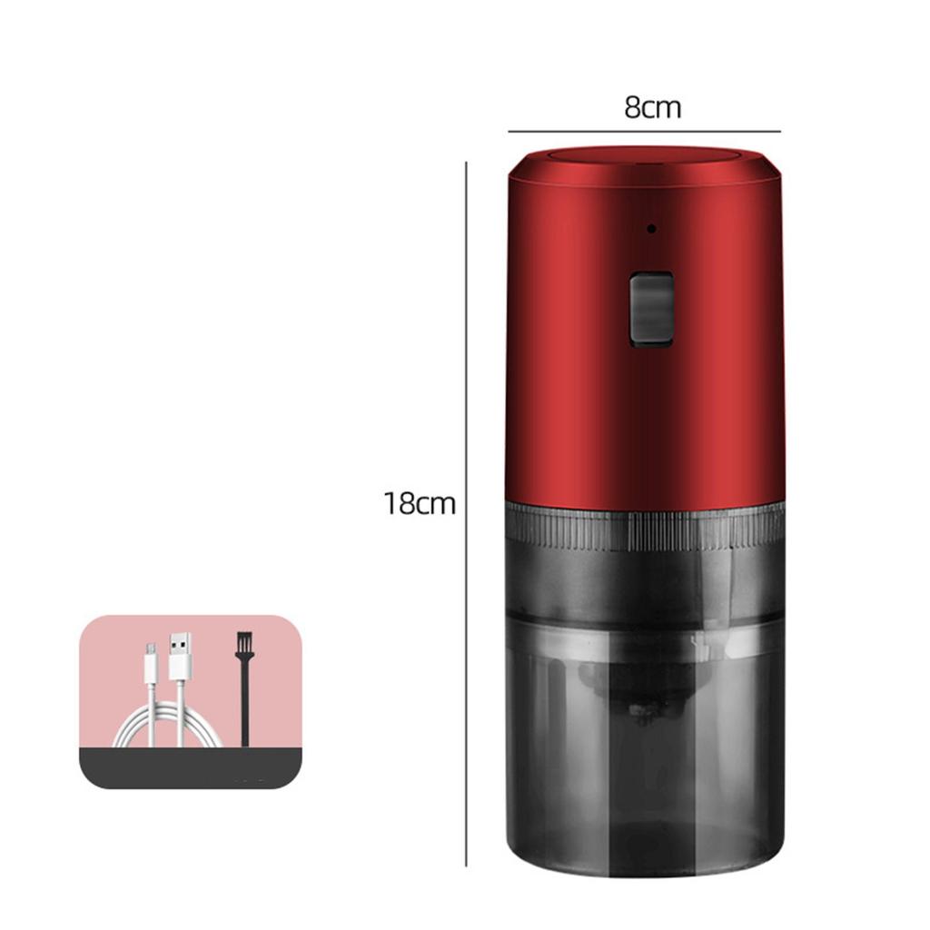 Electric coffee bean grinder portable household rechargeable grinder