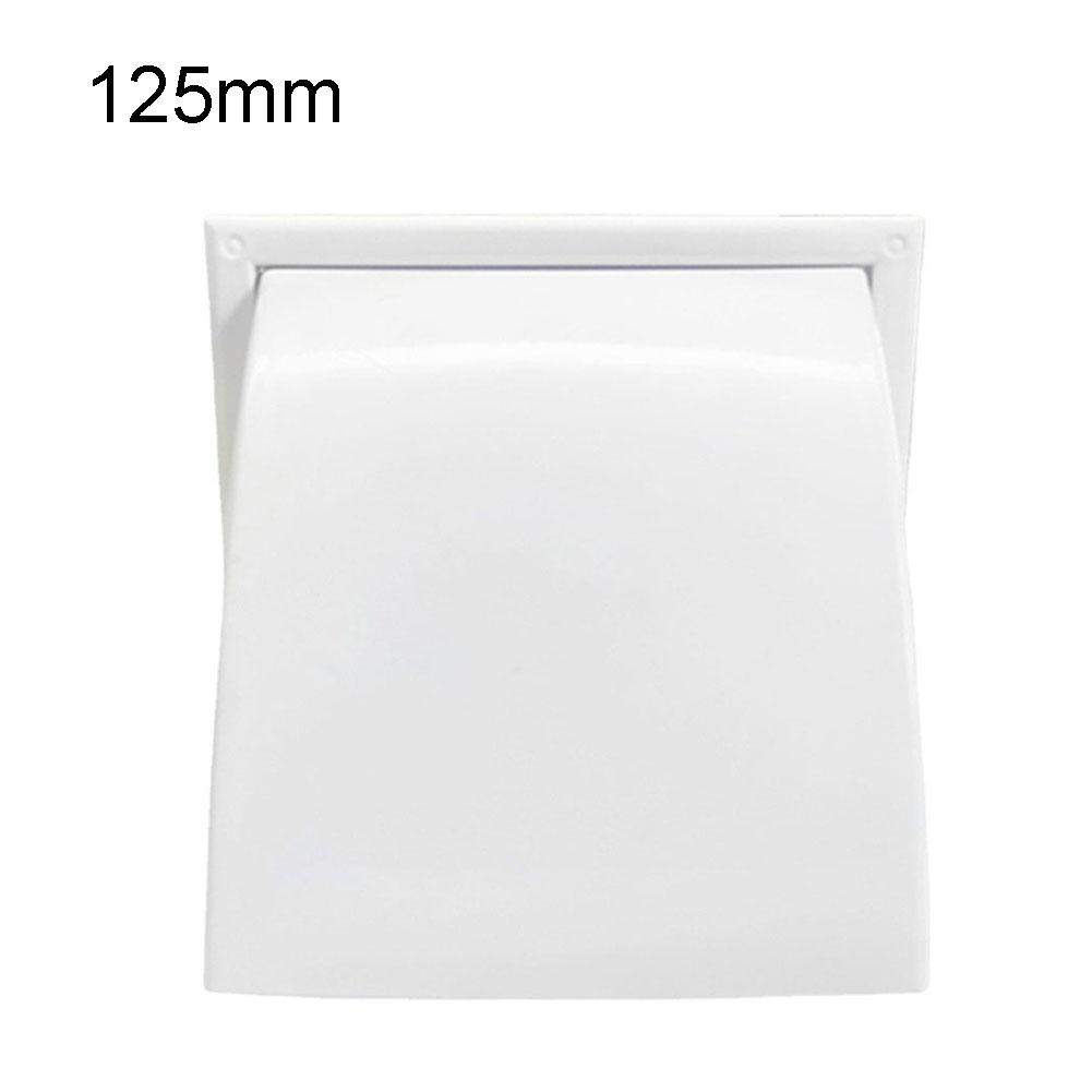 Duct Air Outlet Air Outlet Reliable Spring-less White Exterior Wall Exhaust Outlet Multifunction Rainproof New