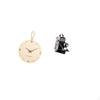 Minimalist Modern Nordic Wood Wall Clock And Camera Statue Model Resin Ornament Unique Decorative