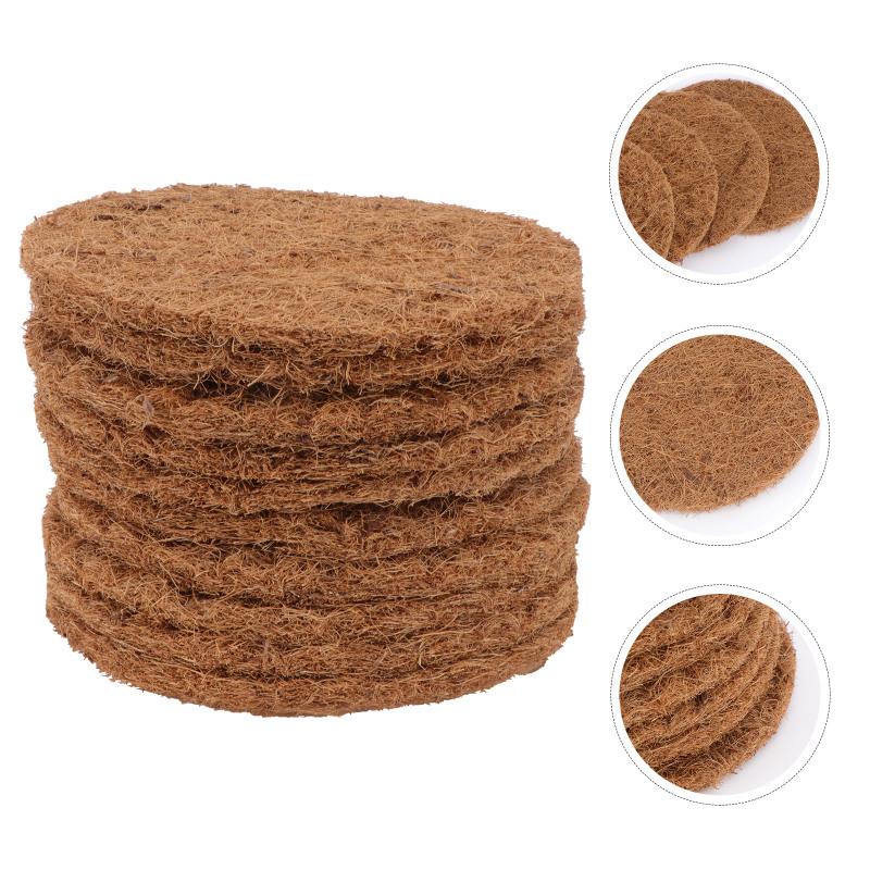 10Pcs Pigeon Pet Supplies Nest Pad Nesting Mat Breeding Bird Cage Pet Supplies Coconut Fiber Egg Pad Accessories