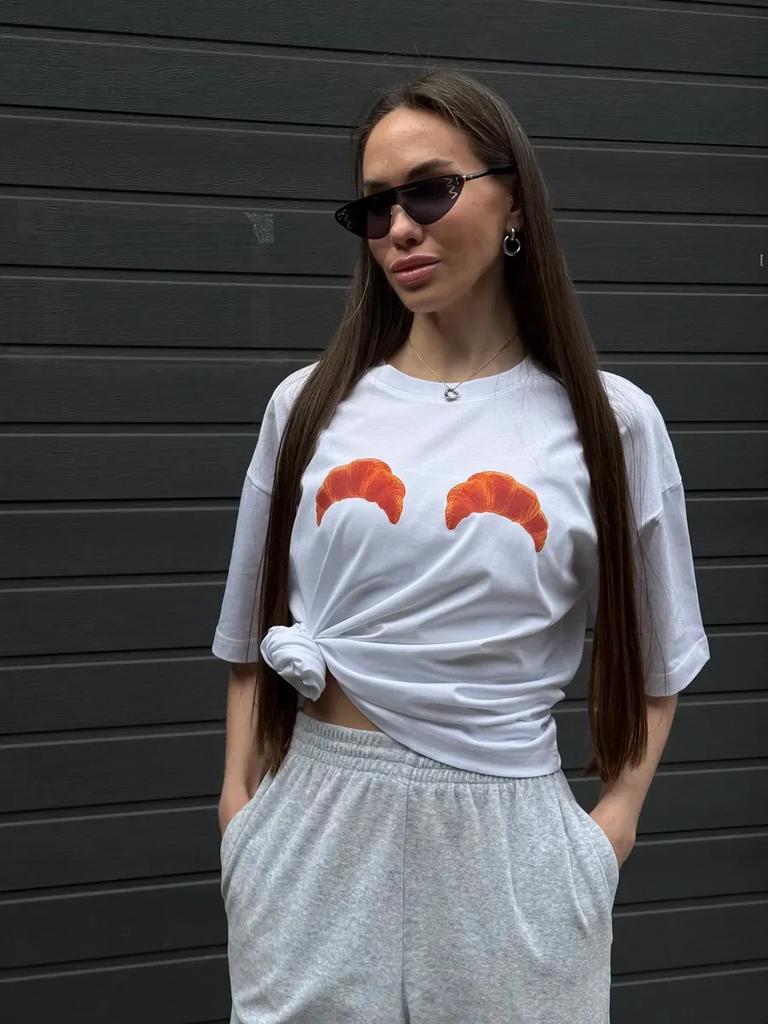 High Street Russian New Fun Printed Women T Shirt TemperaUnisext Niche Summer Y2k Casual Women Lazy StreeHalf Sleeved Tops